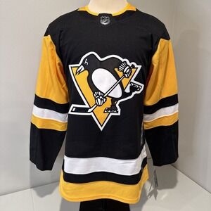 Pittsburgh Penguins Adidas Jersey Climalite Hockey Black Size 46 NEW Black NHL